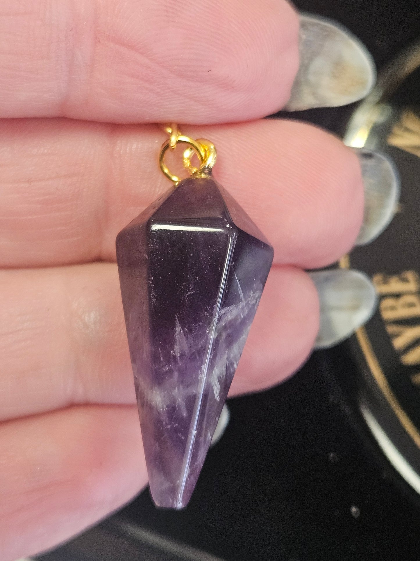Amethyst Pendulum and Ceramic Board