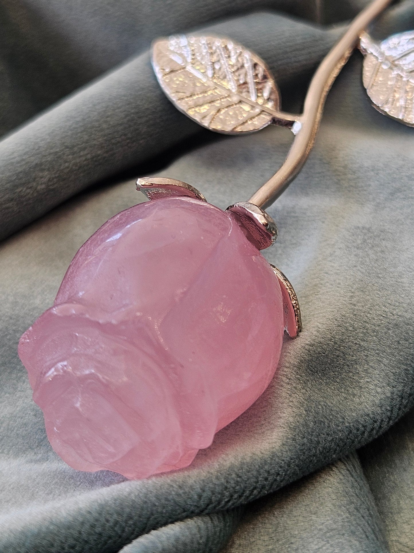 Rose Quartz Rose