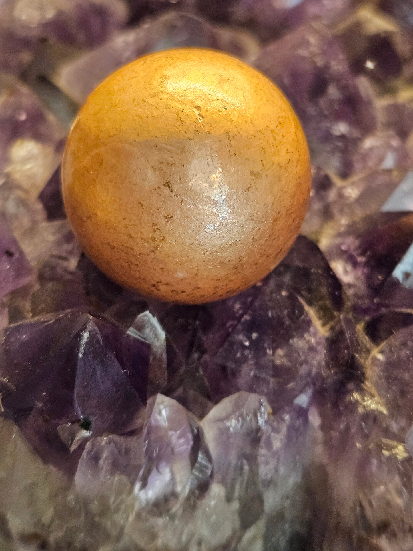 Small Copper Sphere