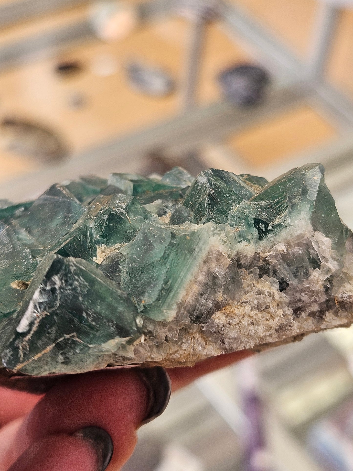 Raw Green Flourite