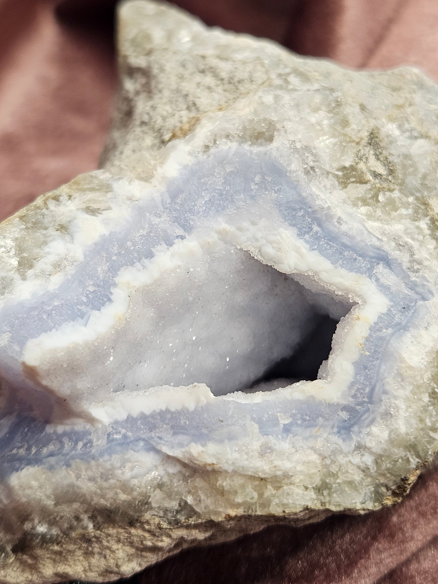 Raw Blue Lace Agate